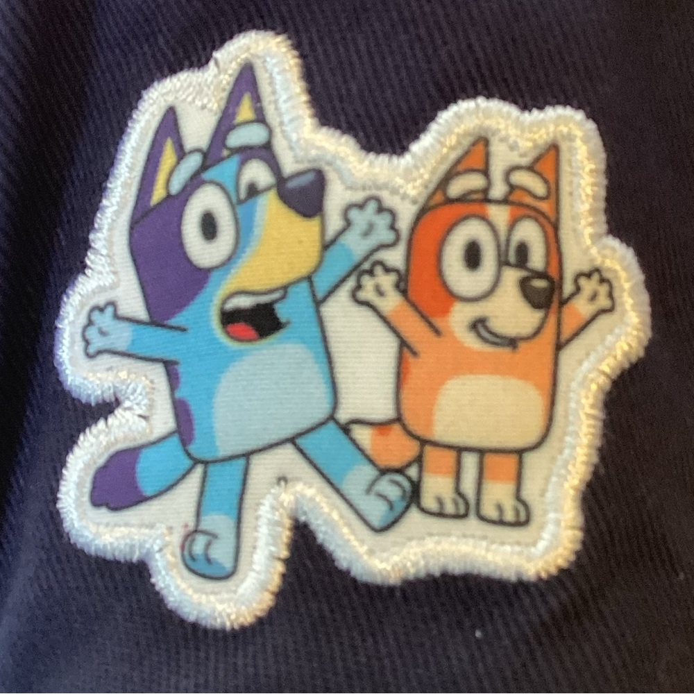 Berkshire Fashions Kids Cap with Bluey Logo and Embroidered Bluey and Bingo  NWT - Picture 3 of 8